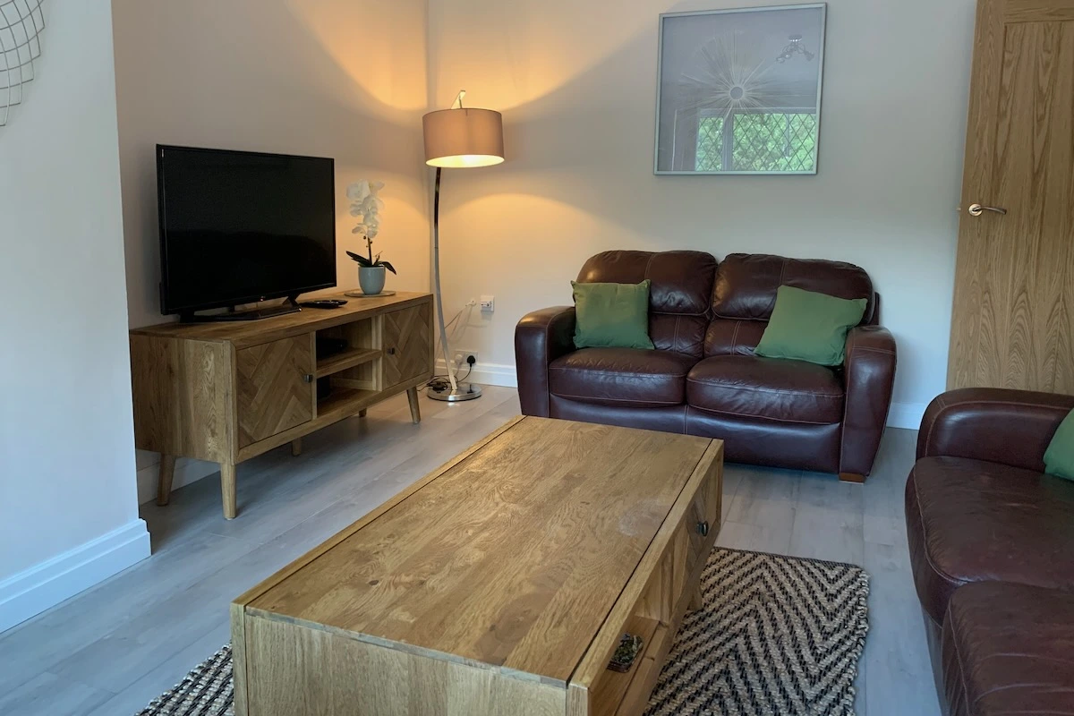 Gardeners Cottage lounge and wood burning stove